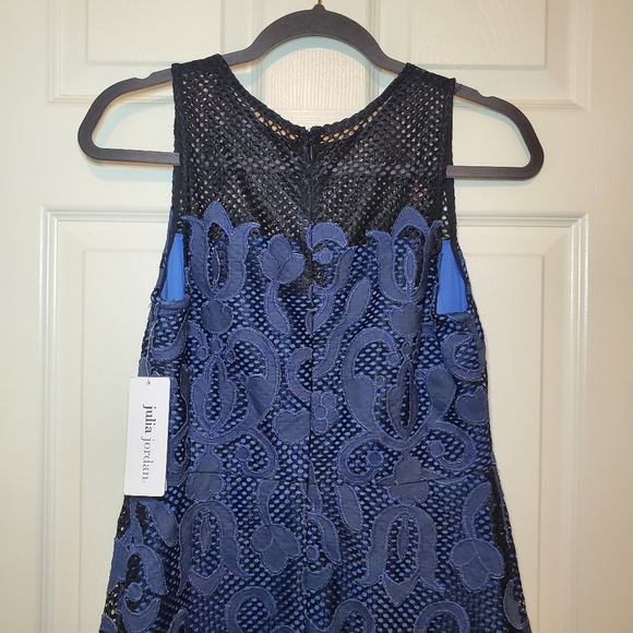 Julia Jordan Embroidered Applique Fit and Flare Dress Size 8 - Picture 7 of 13